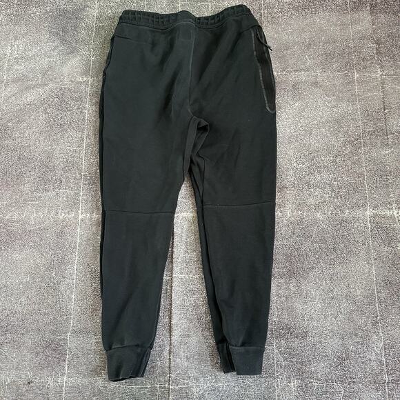 Men's Nike Sportswear NSE All Black Tech Fleece Casual Jogger Sweatpants Sz M - Picture 4 of 4